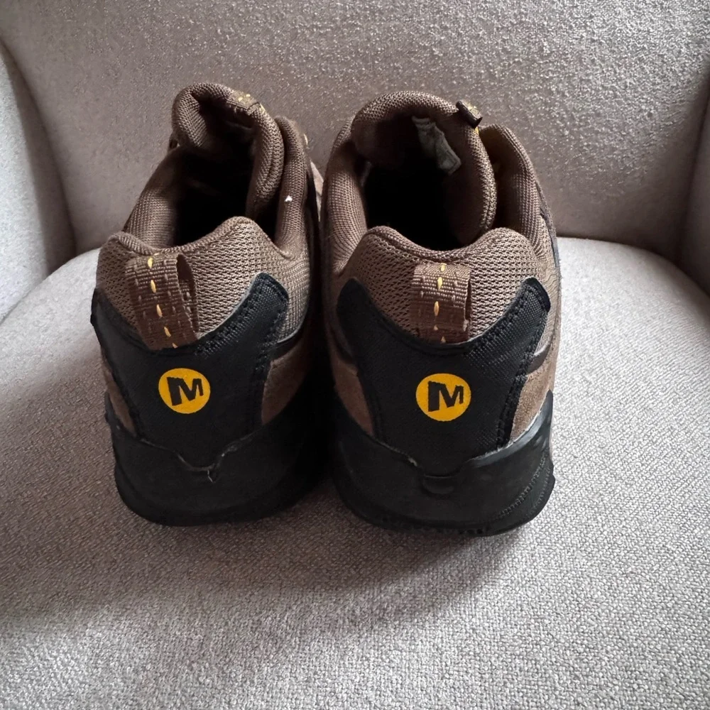 Merrell Brown Leather Hiking Shoes Men Size 12 *read Description* - Picture 4 of 7